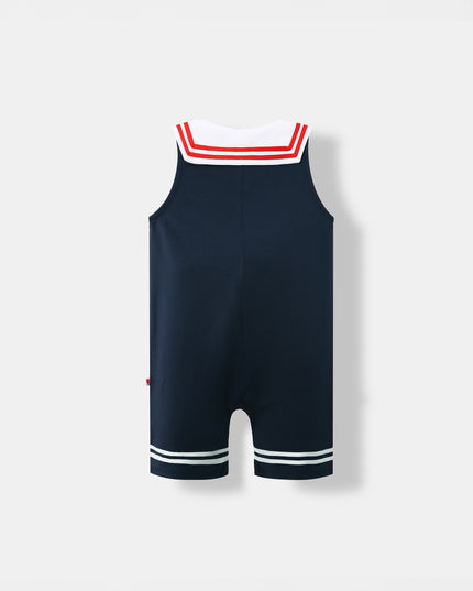 Little Skipper Jumpsuit - Navy Blue