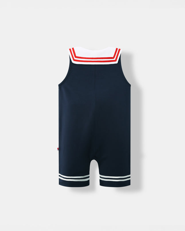 Little Skipper Jumpsuit - Navy Blue