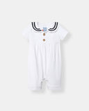 Little Skipper Romper - White - Atlas & Maya