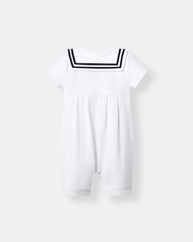 Little Skipper Romper - White - Atlas & Maya