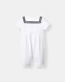 Little Skipper Romper - White - Atlas & Maya
