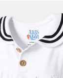 Little Skipper Romper - White - Atlas & Maya