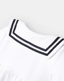 Little Skipper Romper - White - Atlas & Maya