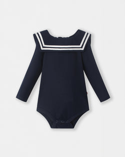 Nautical Magnetic Bodysuit - Navy Blue - Atlas & Maya