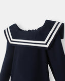 Nautical Magnetic Bodysuit - Navy Blue - Atlas & Maya