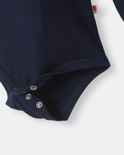 Nautical Magnetic Bodysuit - Navy Blue - Atlas & Maya