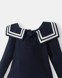 Nautical Magnetic Bodysuit - Navy Blue - Atlas & Maya