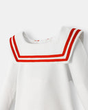 Nautical Magnetic Bodysuit - White - Atlas & Maya