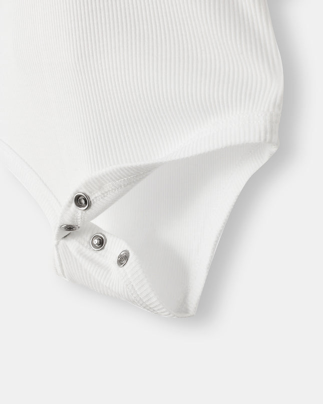 Nautical Magnetic Bodysuit - White - Atlas & Maya