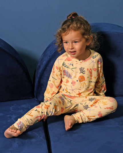 Nighty Night Pajama (2-10 Years) - Mermaid Love - Atlas & Maya  Nighty Night Pajama (2-10 Years) - Mermaid Love Bamboo Pajama