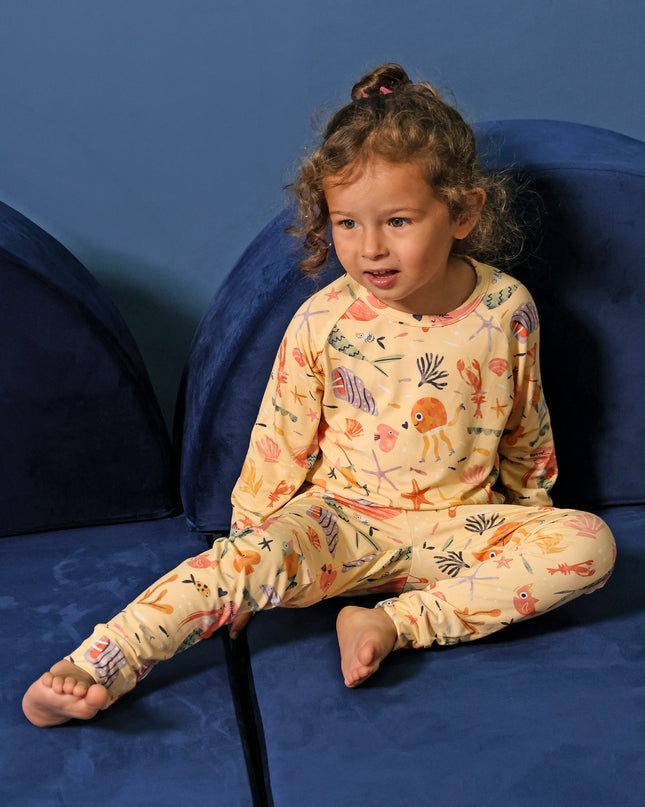 Nighty Night Pajama (2-10 Years) - Mermaid Love - Atlas & Maya  Nighty Night Pajama (2-10 Years) - Mermaid Love Bamboo Pajama