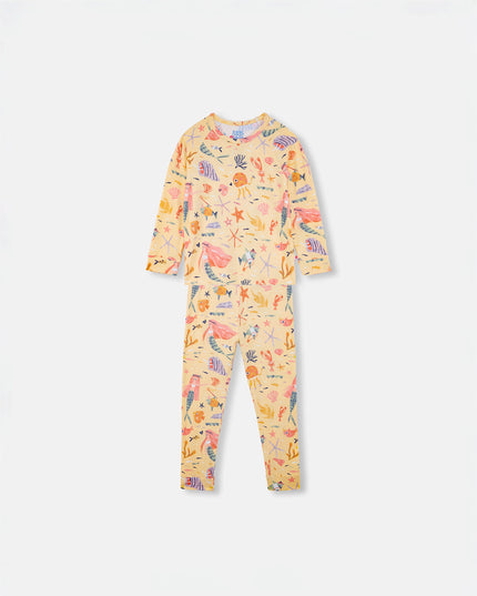 Nighty Night Pajama (2-10 Years) - Mermaid Love - Atlas & Maya  Nighty Night Pajama (2-10 Years) - Mermaid Love Bamboo Pajama
