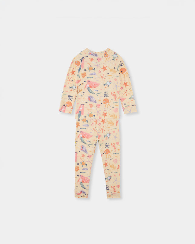 Nighty Night Pajama (2-10 Years) - Mermaid Love - Atlas & Maya  Nighty Night Pajama (2-10 Years) - Mermaid Love Bamboo Pajama