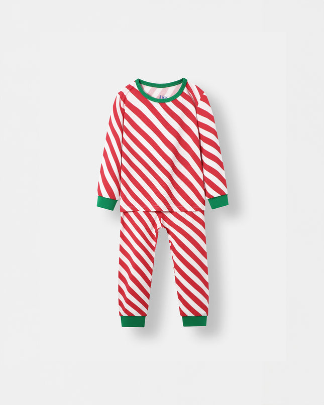 Nighty Night Big Kid Pajama - Candy Cane (2-6Y) - Atlas & Maya