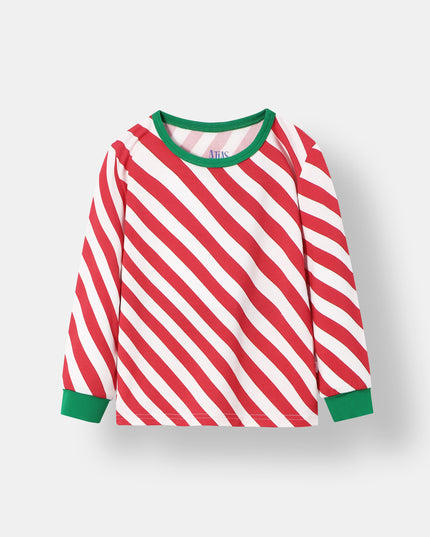 Nighty Night Big Kid Pajama - Candy Cane (2-6Y) - Atlas & Maya