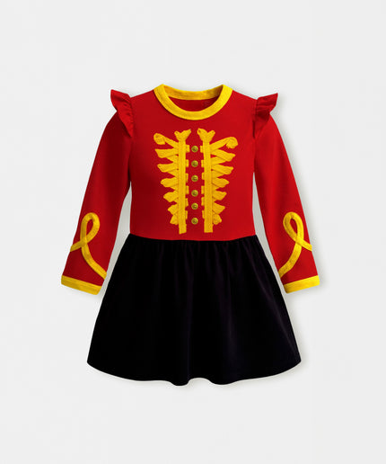Nutcracker Dress (1-6 Years) - Atlas & Maya  Nutcracker Dress (1-6 Years) Bamboo Dress