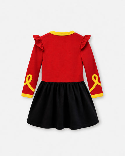 Girls’ TENCEL™ Christmas Dress in Nutcracker