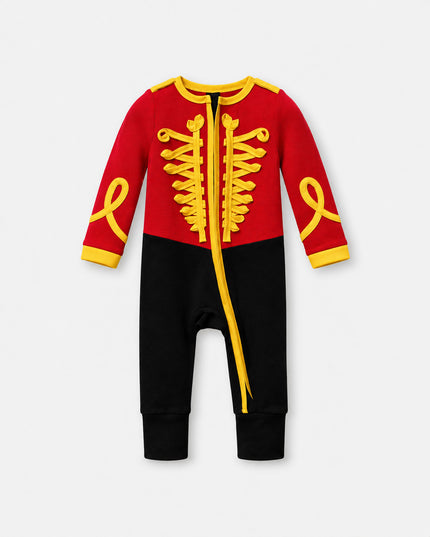 Baby Christmas TENCEL™ Sleepsuit in Nutcracker