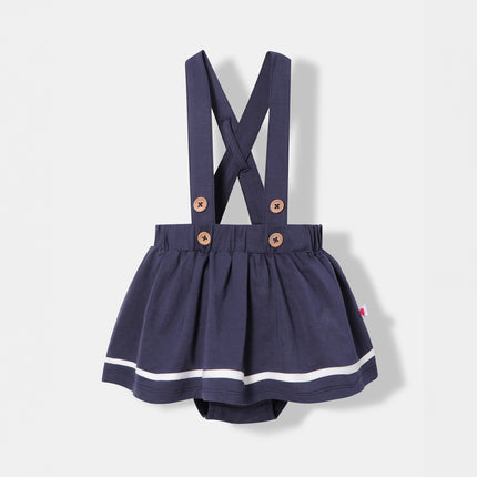 Ocean Bloom Skirt - Navy Blue - Atlas & Maya