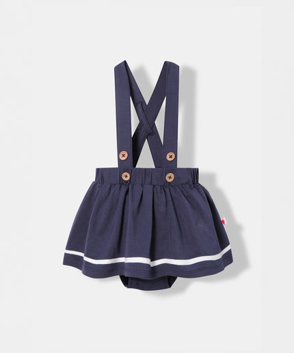 Ocean Bloom Skirt - Navy Blue - Atlas & Maya