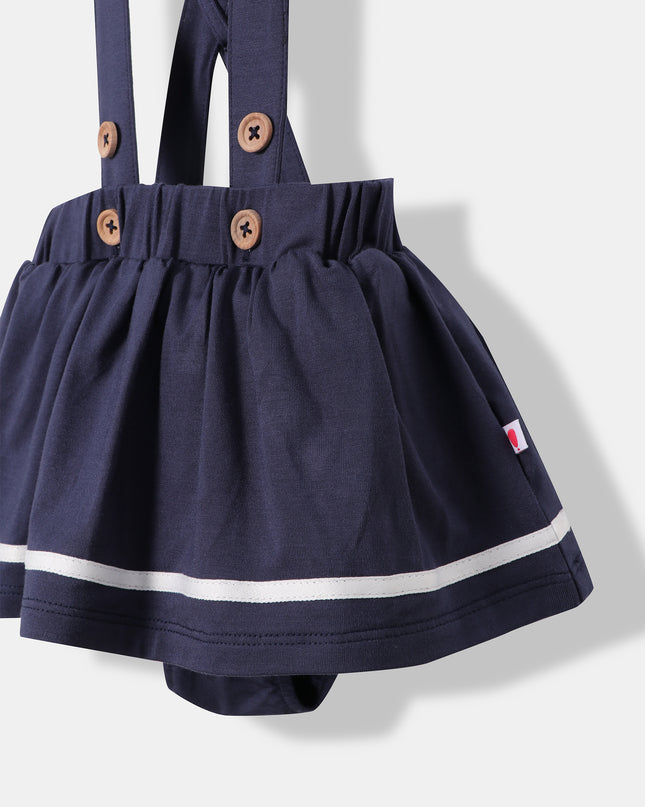 Ocean Bloom Skirt - Navy Blue - Atlas & Maya