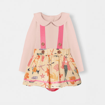 Peter Pan Bodysuit + Ocean Bloom Skirt - Mermaid Love