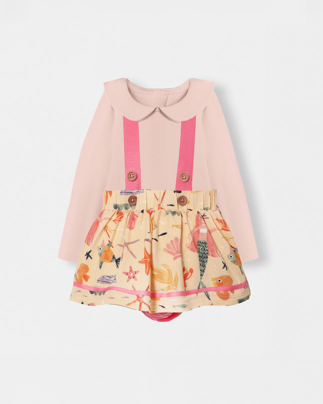 Peter Pan Bodysuit + Ocean Bloom Skirt - Mermaid Love