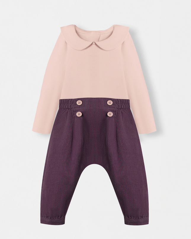 Peter Pan Bodysuit + Sailor Pant - Purple Cotton Candy