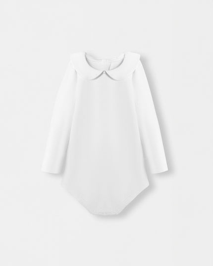 Peter Pan Bodysuit + Sailor Short - White/Pink