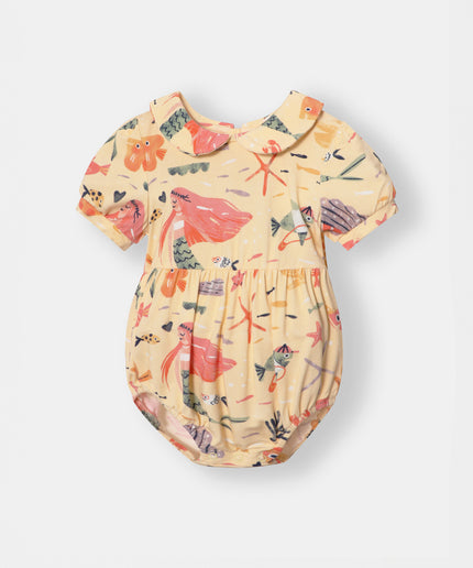 Peter Pan Bubble Magnetic Romper - Mermaid Love - Atlas & Maya