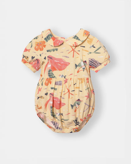 Peter Pan Bubble Magnetic Romper - Mermaid Love - Atlas & Maya
