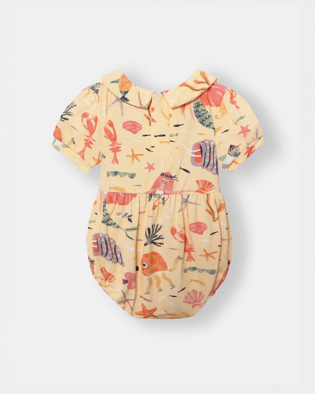 Peter Pan Bubble Magnetic Romper - Mermaid Love - Atlas & Maya