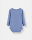 Pocket Long Sleeve Magnetic Bodysuit - Frost Blue