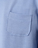 Pocket Long Sleeve Magnetic Bodysuit - Frost Blue - Atlas & Maya