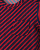 Pocket Short Sleeve Magnetic Bodysuit - Betta Stripes - Atlas & Maya