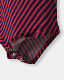 Pocket Short Sleeve Magnetic Bodysuit - Betta Stripes - Atlas & Maya