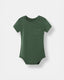 Pocket Short Sleeve Magnetic Bodysuit - Crocodile Green