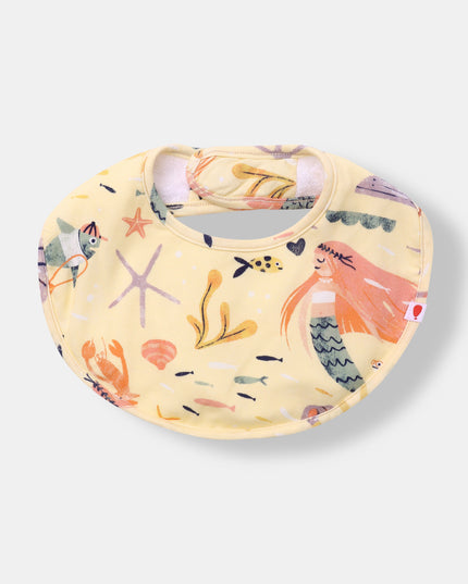 Round Magnetic Bib - Mermaid Love (2-piece set)