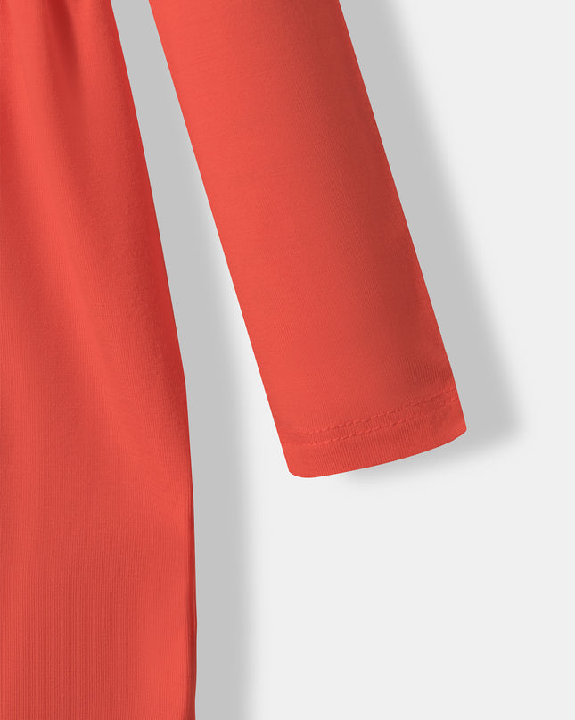 Ruffle Truffle Playsuit - Coral - Atlas & Maya