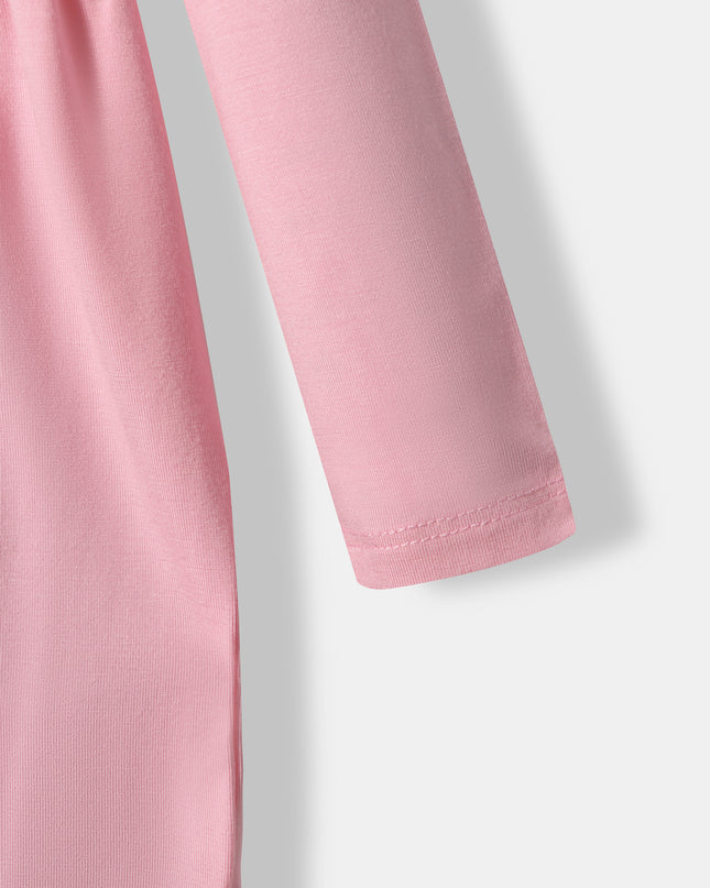 Ruffle Truffle Playsuit - Flamingo Pink - Atlas & Maya