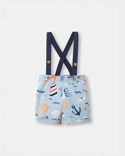 Shortie with Straps - Anchor Away - Atlas & Maya