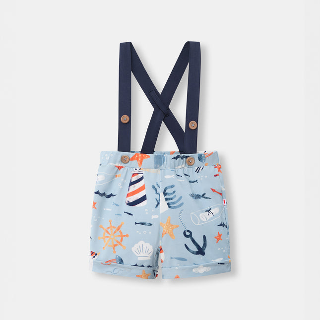 Shortie with Straps - Anchor Away - Atlas & Maya