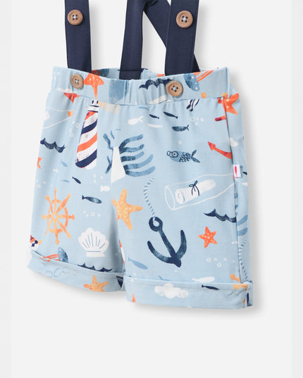 Shortie with Straps - Anchor Away - Atlas & Maya