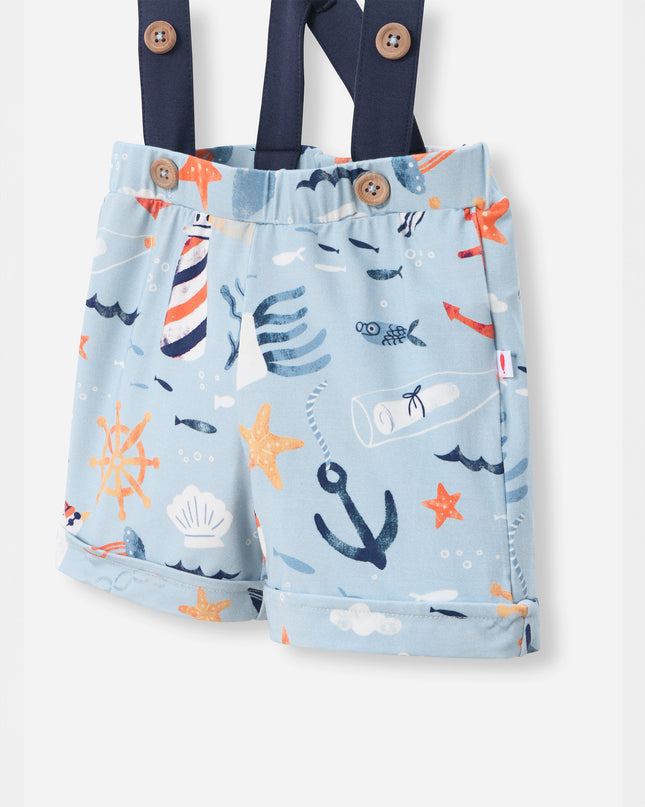 Shortie with Straps - Anchor Away - Atlas & Maya