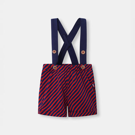Shortie with Straps - Betta Stripes - Atlas & Maya