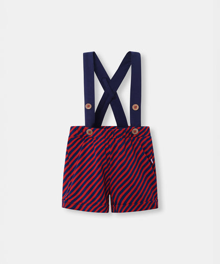Shortie with Straps - Betta Stripes - Atlas & Maya