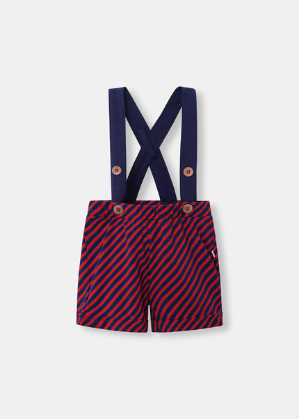 Shortie with Straps - Betta Stripes - Atlas & Maya