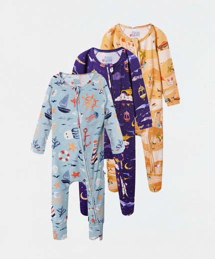 Bundle of Sleepsuits Joy - Snooze