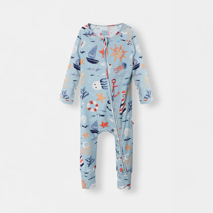 Sleepy Time Pajama - Anchor Away - Atlas & Maya