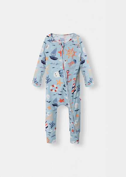 Sleepy Time Pajama - Anchor Away - Atlas & Maya